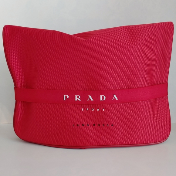 Prada Other - NEW Prada Sport Luna Rossa Red Toiletry Bag